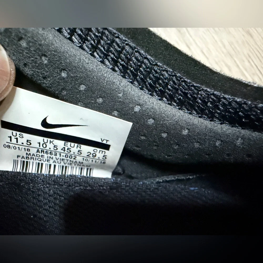 Nike VaporMax Shoes in Black and Gold